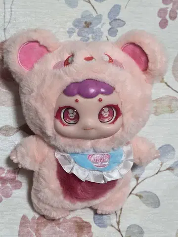 핑크 곰 인형옷 봉제 인형