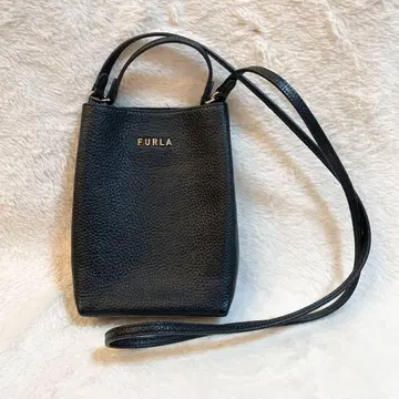 FURLA 2way 스마트폰 숄더백 훌라 핸드백 블랙