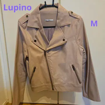 Lupino 핑크 더블 라이더 자켓