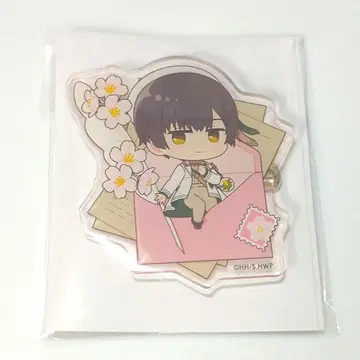 헤타리아 일본 아크릴 배지 Botanical letter