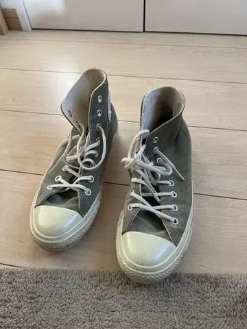 Converse 하이컷 스니커즈 올리브