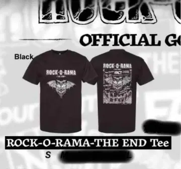 ROCK-O-RAMA THE END 티 S 사이즈