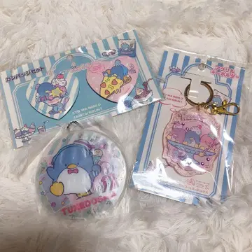 턱시도샘 산리오 세트 아크릴 키링 캔 배지