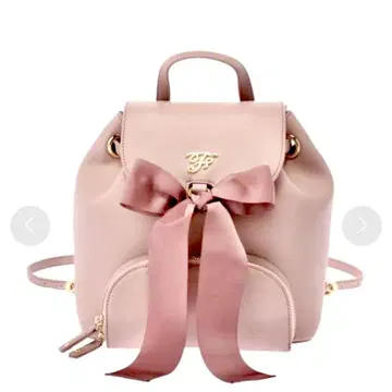 [ Maison de FLEUR ] 리본 포함 핑크 백팩