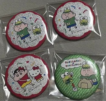 짱구는 못말려(크레용 신짱) 산리오 캐릭터즈 캔뱃지