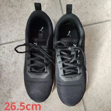 Puma 블랙 스니커즈 26.5cm