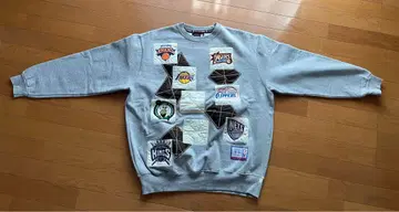 NBA 패치워크 맨투맨 XXL 그레이