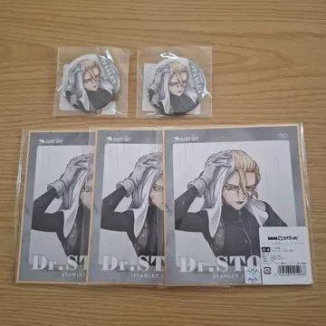 Dr.STONE 닥스토 DMM 스크래치 색지 캔뱃지 스탠리