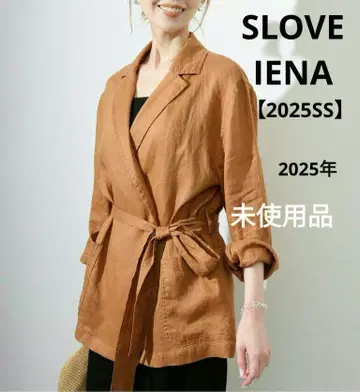 2025년 구매 미사용 슬로브 이에나 린넨 자켓