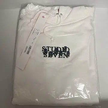 STUDIO SEVEN Rose White Hoodie Blue M