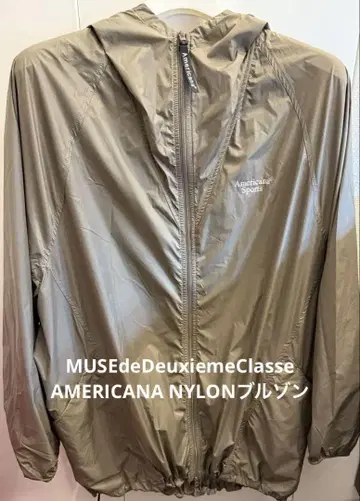 MUSEdeDeuxiemeClasse AMERICANA 나일론 블루종