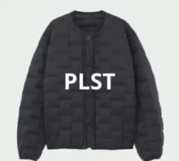 PLST 블랙 다운 자켓