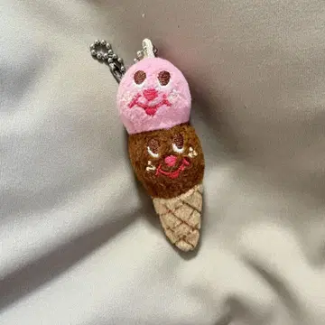 Gladee 아이스크림 키링 더블 아이스 마스코트