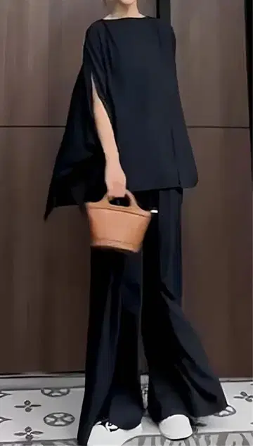 상하의 팬츠 셋업 블랙 루즈핏 고급
