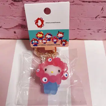 오사카 만박 산리오 나리키리 키링 클리어 키티