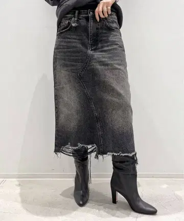 R13/알서틴 JESSE SKIRT 데님 스커트