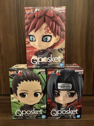 NARUTO 피규어 Qposket 3종 세트