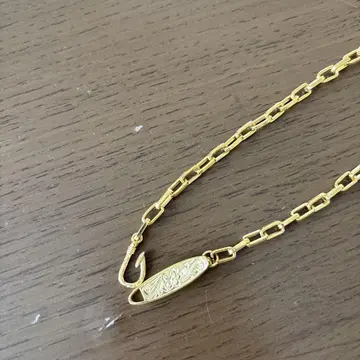 일리 비치 초커 목걸이 골드 서핑보드