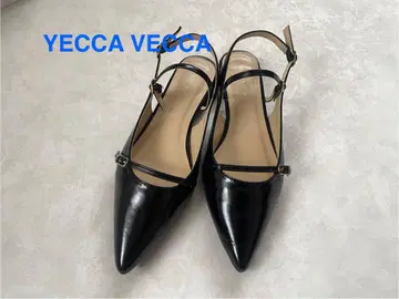 YECCA VECCA 블랙 스틸레토 샌들 L 사이즈