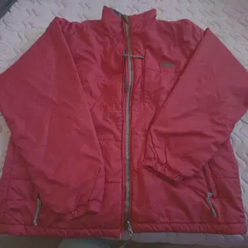 THE NORTH FACE 레드 나일론 자켓 XXL