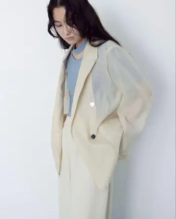 MEER. 25ss SHEER JACKET CRM