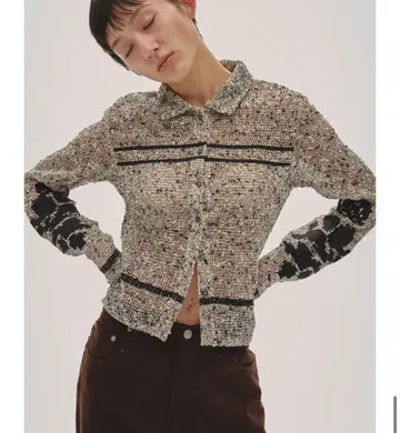 todayful Embroidery Mesh Shirts