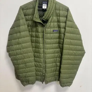 patagonia 남성용 XL 다운 자켓 올리브 그린