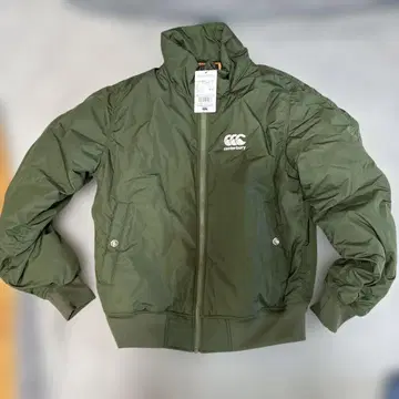 새상품 남성용 canterbury MA-1 자켓 M 사이즈 올리브 그린