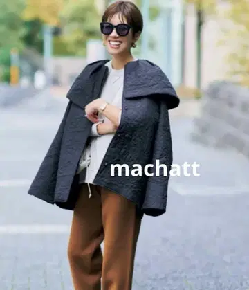 마차트 machatt 탑 써모 퀼팅 자켓