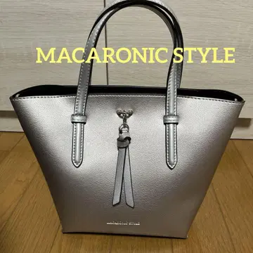 MACARONIC STYLE 참 부착 2way 버킷 미니 숄더