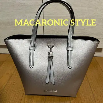 MACARONIC STYLE 참 부착 2way 버킷 미니 숄더