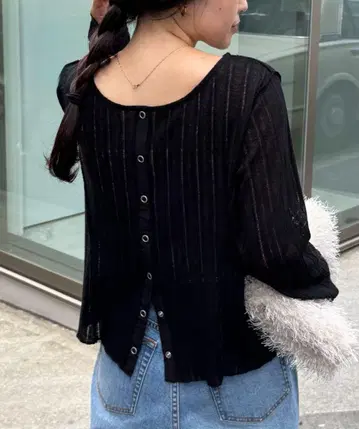 CIAOPANIC TYPY  시어 2way 스냅 가디건