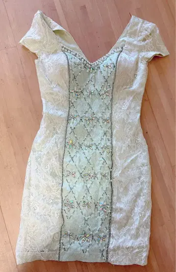 ROBE de FLEURS 자수 드레스 S 사이즈