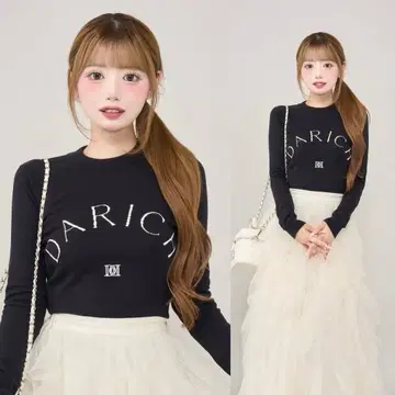 다리치 DARCH 로고 니트탑 새상품
