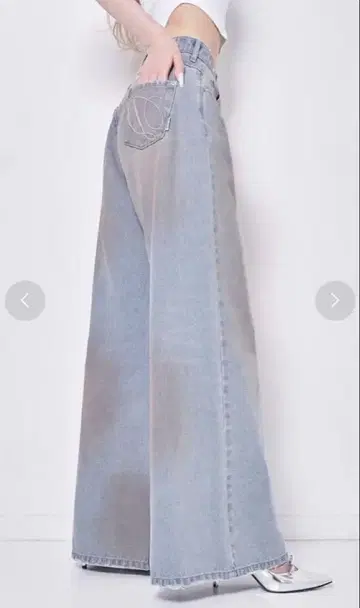 미사용 새상품 Darich 다리치 미드 라이즈 데님 팬츠