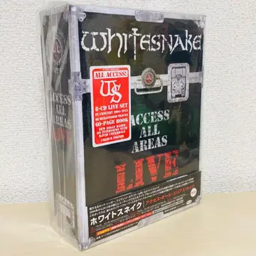 새상품 화이트스네이크 액세서리 올 에어리어즈:라이브 WHITESNAKE