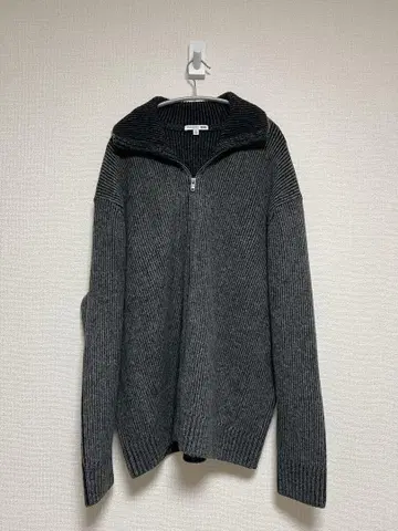 UNIQLO JW 콜라보 수플레얀 리브 지퍼 스웨터