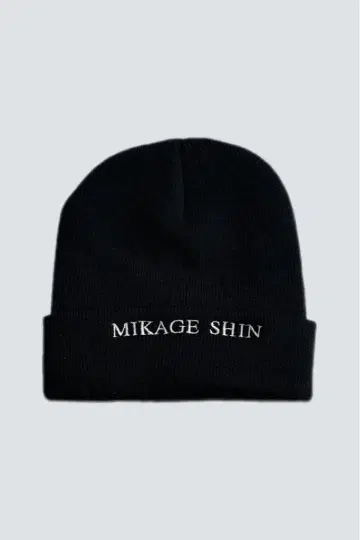 MIKAGE SHIN 오리지널 로고 니트 캡