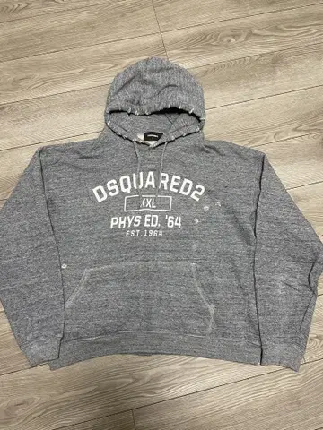 DSQUARED2 그레이 후드티