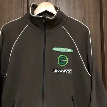 00s OZONE ROCKS 트랙 자켓 L 브라운 GREEN CLUB