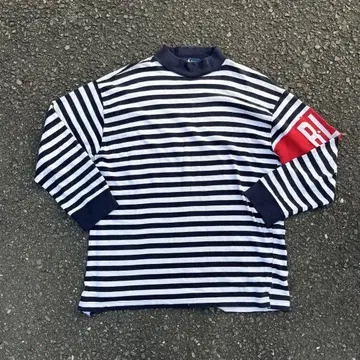 랄프 로렌 맨투맨 보더 코튼 M