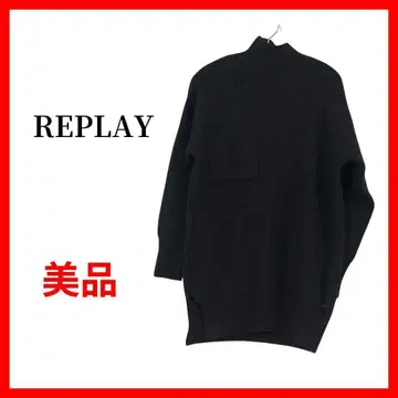 REPLAY 리플레이 스웨터 니트 터틀넥 B866