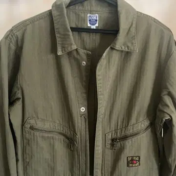 DENIME 카키 올인원