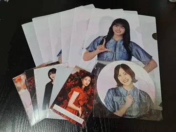 사쿠라자카46 클리어 파일 브로마이드 BIG 캔뱃지