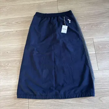 45R 네이비 롱 스커트