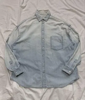 DISCOVERED 디스커버드 데님 가공 셔츠 빅 실루엣