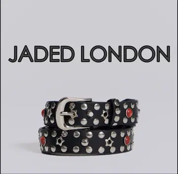 JADED LONDON 스터드 가죽 벨트