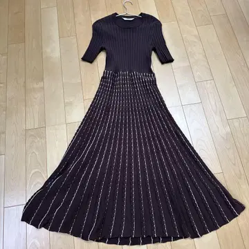 브라운 니트 원피스 반팔 Terrazzo Donna
