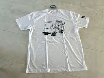 스누피 서프샵 하와이 골프 카트 T셔츠 XL