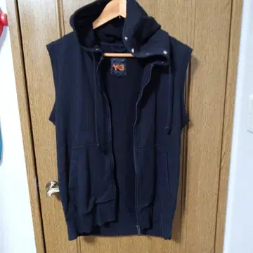 Y-3 후드 부착 베스트 S 블랙